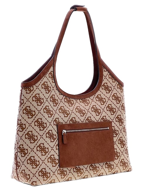 SAMANTHA Shoulder bag latte logo / brown - Women&rsquo;s Bags