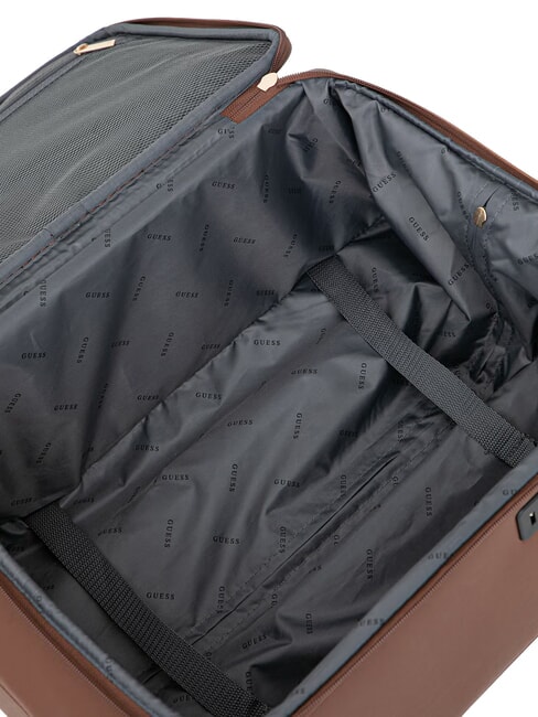 SAMANTHA 18 Hand luggage trolley latte logo / brown - Hand luggage