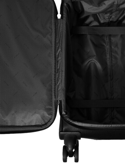 SAMANTHA 18 Hand luggage trolley black logo - Hand luggage