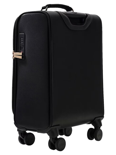 SAMANTHA 18 Hand luggage trolley black logo - Hand luggage