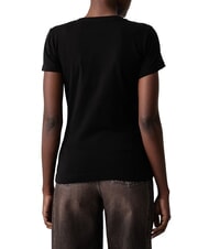 GUESS SAVANNA LEOPARD TRIANGLE Short-sleeved T-shirt jetbla - T-shirt - 2