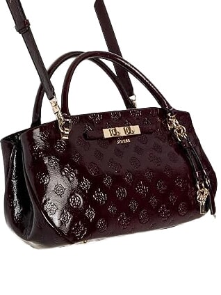 CARMELLA Handbag, with shoulder strap burgundy logo - Women&rsquo;s Bags