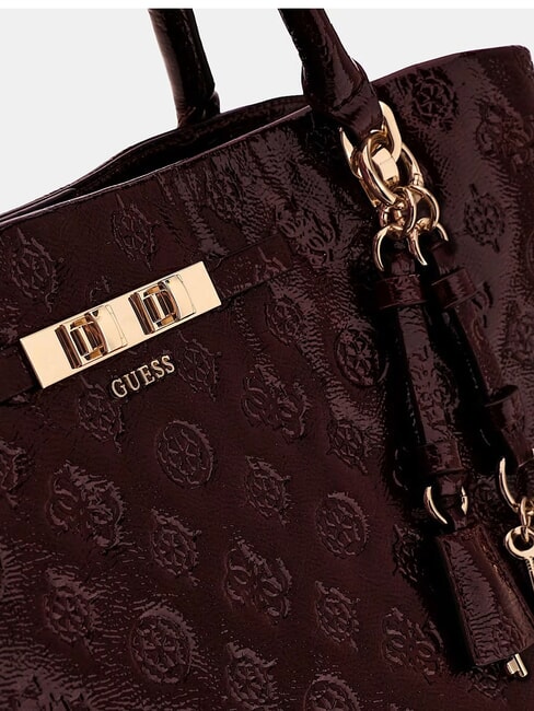 CARMELLA Handbag, with shoulder strap burgundy logo - Women&rsquo;s Bags