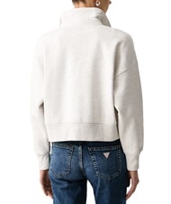 GUESS JEANS SCRIPT EMBRO NOTCH Sweatshirt with collar - Women's Sweatshirts