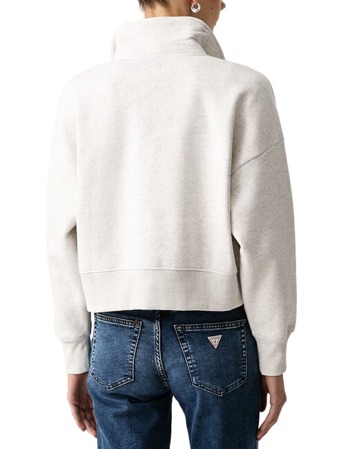 SCRIPT EMBRO NOTCH Sweatshirt with collar gj lt grey heather - Women's Sweatshirts