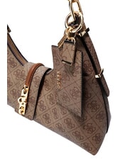 GUESS YVONNE LOGO Shoulder bag MILK LOGO - Women&rsquo;s Bags - 4