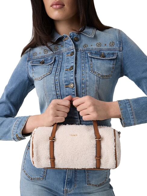 TAYLOR Handbag with shoulder strap off white/cognac - Women&rsquo;s Bags