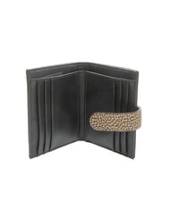 BORBONESE BRUNCH Compact wallet natural op / black - Women&rsquo;s Wallets - 2