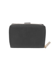 BORBONESE BIRDIE Medium leather wallet black / natural op - Women&rsquo;s Wallets - 3