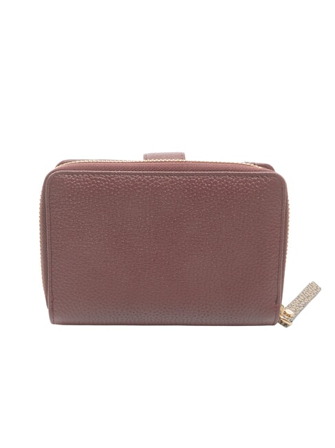 BIRDIE Medium leather wallet merlot/natural op - Women&rsquo;s Wallets