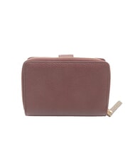 BORBONESE BIRDIE Medium leather wallet merlot/natural op - Women&rsquo;s Wallets - 3