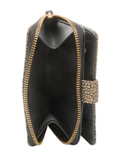BORBONESE BRUNCH Medium wallet natural op / black - Women&rsquo;s Wallets - 4