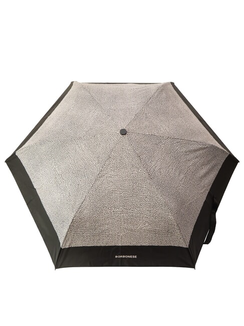 LOGO Mini, manual umbrella black / natural op - Umbrellas