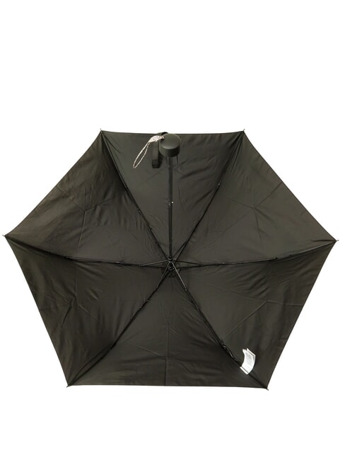 LOGO Mini, manual umbrella black / natural op - Umbrellas