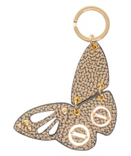 BORBONESE LOGO Butterfly keychain natural/multicolor op - Key holders - 3