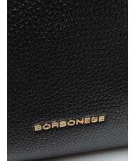 BORBONESE TRUNK BAGS Handbag with shoulder strap black / natural op - Women&rsquo;s Bags - 4