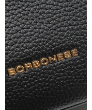 BORBONESE TRUNK BAGS Handbag with shoulder strap black / natural op - Women&rsquo;s Bags - 4
