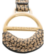 BORBONESE LOGO Keychain with engraved logo - Key holders
