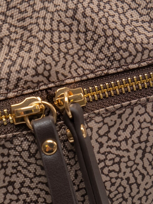 LUNA FLEXOS ZIP Shoulder bag natural op/dark brown - Women&rsquo;s Bags