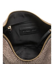 BORBONESE LUNA DOWNTOWN Mini shoulder bag natural op / black - Women&rsquo;s Bags - 5