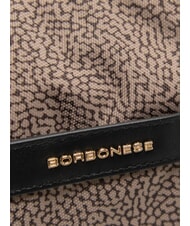 BORBONESE LUNA DOWNTOWN Adjustable shoulder bag natural op / black - Women&rsquo;s Bags - 3