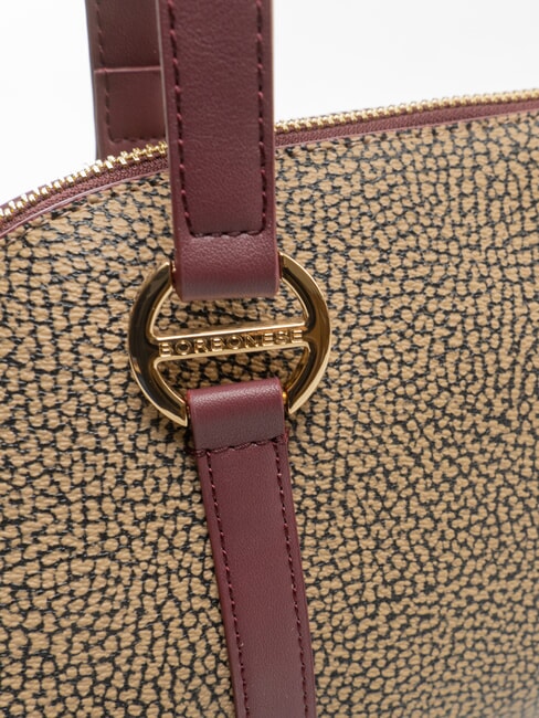 OUTLINE Shoulder bag op naturale/merlot - Women&rsquo;s Bags