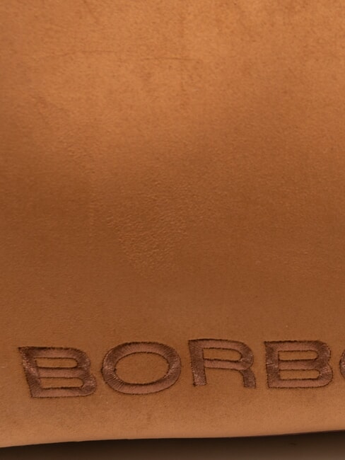 SUEDE LOGO Shoulder shopping bag leather - Women&rsquo;s Bags