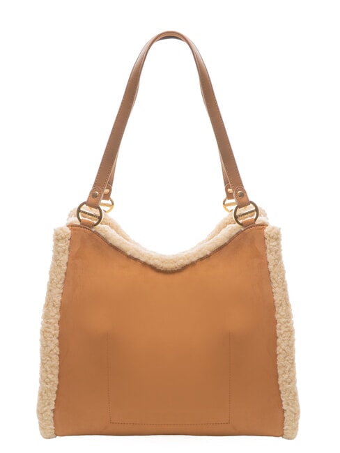 SUEDE LOGO Shoulder shopping bag leather - Women&rsquo;s Bags