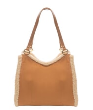 BORBONESE SUEDE LOGO Shoulder shopping bag leather - Women&rsquo;s Bags - 4