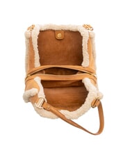 BORBONESE SUEDE LOGO Shoulder shopping bag leather - Women&rsquo;s Bags - 5