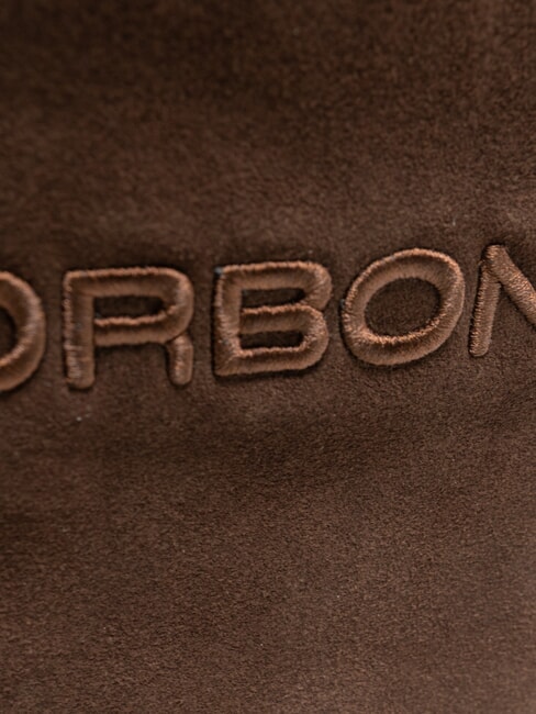 SUEDE LOGO Handbag shopping bag dark head - Women&rsquo;s Bags