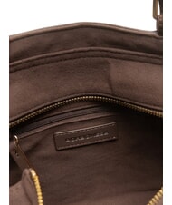 BORBONESE SUEDE LOGO Handbag shopping bag dark head - Women&rsquo;s Bags - 5