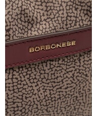 BORBONESE LUNA DOWNTOWN Adjustable shoulder bag natural op/merlot - Women&rsquo;s Bags - 3