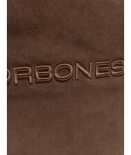 BORBONESE SUEDE LOGO Shoulder shopping bag dark head - Women&rsquo;s Bags - 3