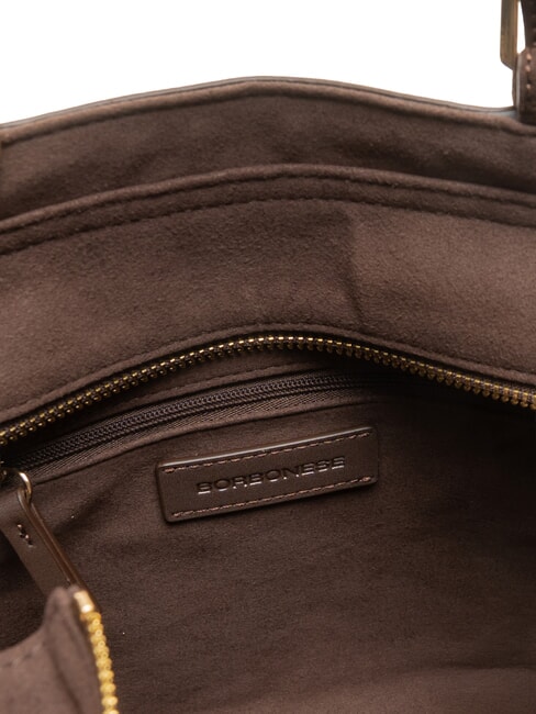 SUEDE LOGO Shoulder shopping bag dark head - Women&rsquo;s Bags