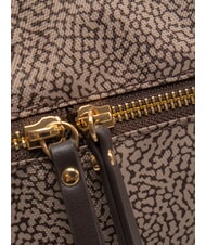 BORBONESE LUNA FLEXOS ZIP Shoulder bag, adjustable natural op/dark brown - Women&rsquo;s Bags - 3