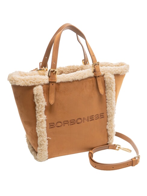 SUEDE LOGO Handbag with shoulder strap leather - Women&rsquo;s Bags