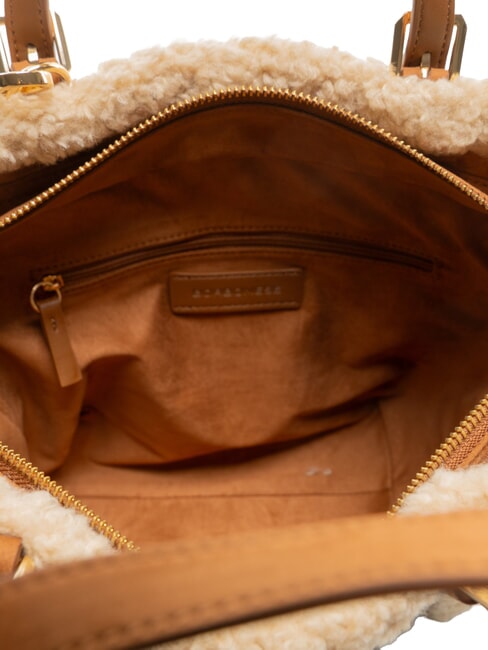 SUEDE LOGO Handbag with shoulder strap leather - Women&rsquo;s Bags