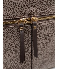 BORBONESE FLEXOS ZIP Handbag with shoulder strap natural op/dark brown - Women&rsquo;s Bags - 4