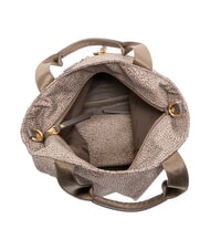BORBONESE FLEXOS ZIP Handbag with shoulder strap natural op/dark brown - Women&rsquo;s Bags - 5