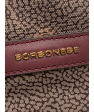 BORBONESE LUNA DOWNTOWN Adjustable shoulder bag natural op/merlot - Women&rsquo;s Bags - 3
