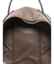BORBONESE DOWNTOWN Backpack natural op / black - Women&rsquo;s Bags - 5