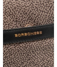 BORBONESE LUNA DOWNTOWN Adjustable shoulder bag natural op / black - Women&rsquo;s Bags - 2