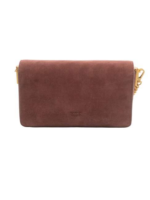 LOVE ONE SLOUCHY Mini shoulder bag, in leather Burgundy-antique gold - Women&rsquo;s Bags