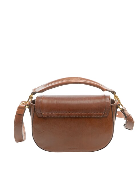 ILARIA Leather handbag, with shoulder strap BROWN - Women&rsquo;s Bags