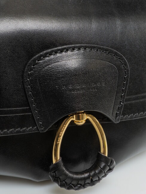 ERICA Shoulder bag, leather Black Gold - Women&rsquo;s Bags