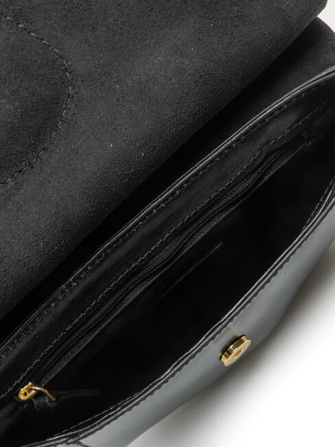 ERICA Shoulder bag, leather Black Gold - Women&rsquo;s Bags