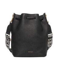 COCCINELLE BEAT GENETRATION RIBBON Leather bucket bag Black - Women&rsquo;s Bags - 3