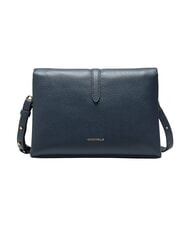 COCCINELLE DORIAN  Shoulder bag, in leather midnight blue - Women&rsquo;s Bags - 3