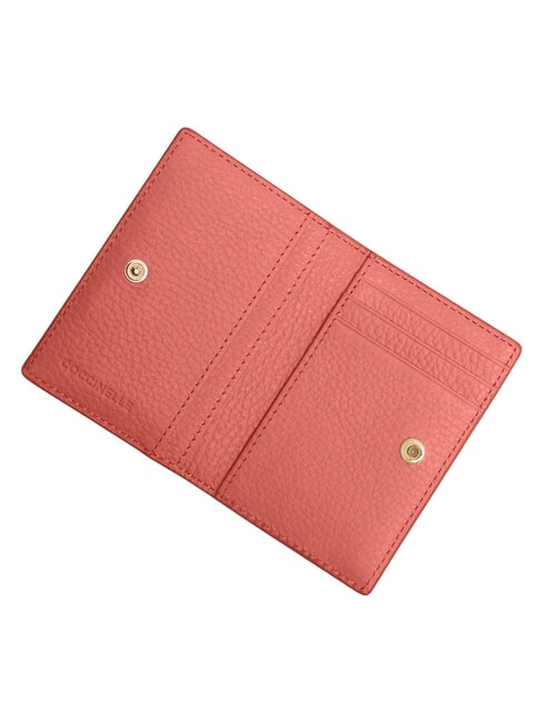 METALLIC SOFT Leather wallet pink clay - Women&rsquo;s Wallets